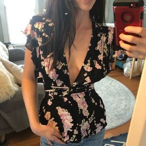 Reformation Floral Andorra Top